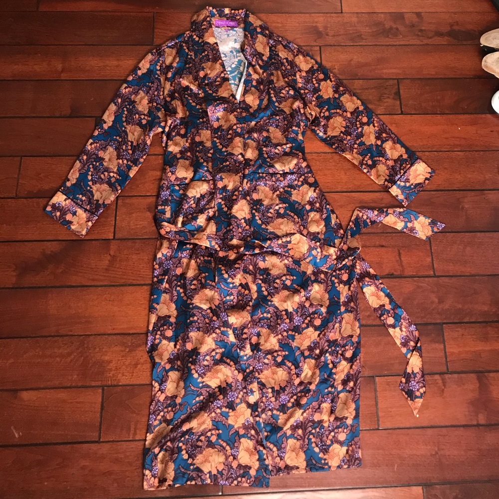 Florence Welch x liberty London silk robe